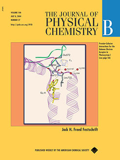 The Article can be found in J. Phys. Chem. B; 2004; 108(27) pp 9439 - 9448; (Article) DOI: 10.1021/jp0361879.