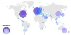 Science hotspots: The most successful scientists work in North America, Europe, and China. Australia is catching up.