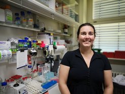 Postdoc representative Sarah Duponchel