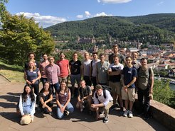 Students of the Max Planck School Matter to Life explore Heidelberg during the intrductory week.