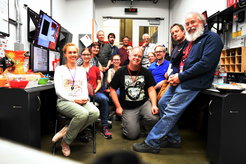 The interdisciplinary FEL team of the institute at one of there experiments.